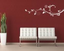 Beautiful Floral Vines Modern Vinyl Wall Art Decal